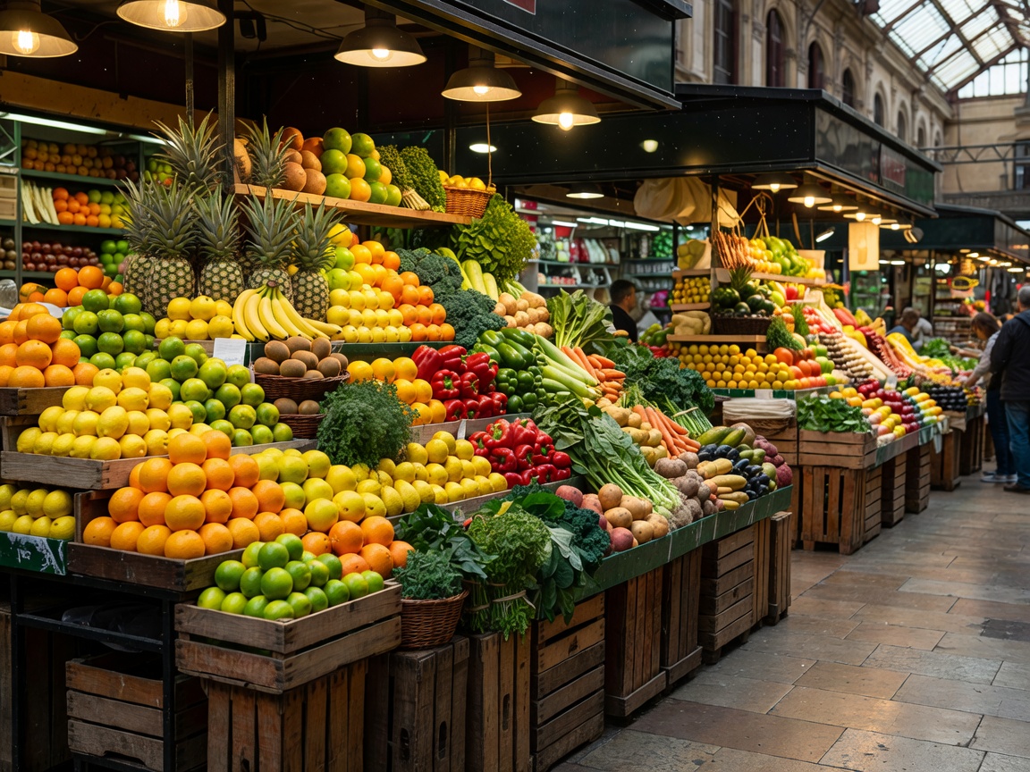 Artisan produce at Borough Market